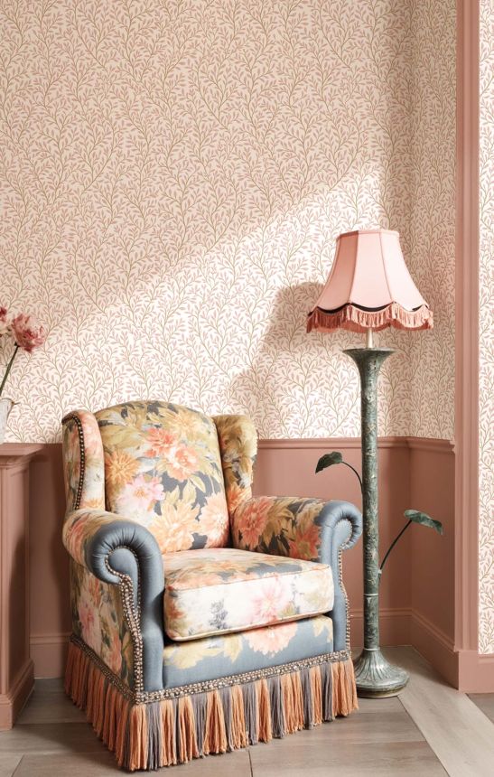 Wallpaper, pink, branches, 8364, Blooming Garden 2, Parato by Cristiana Masi