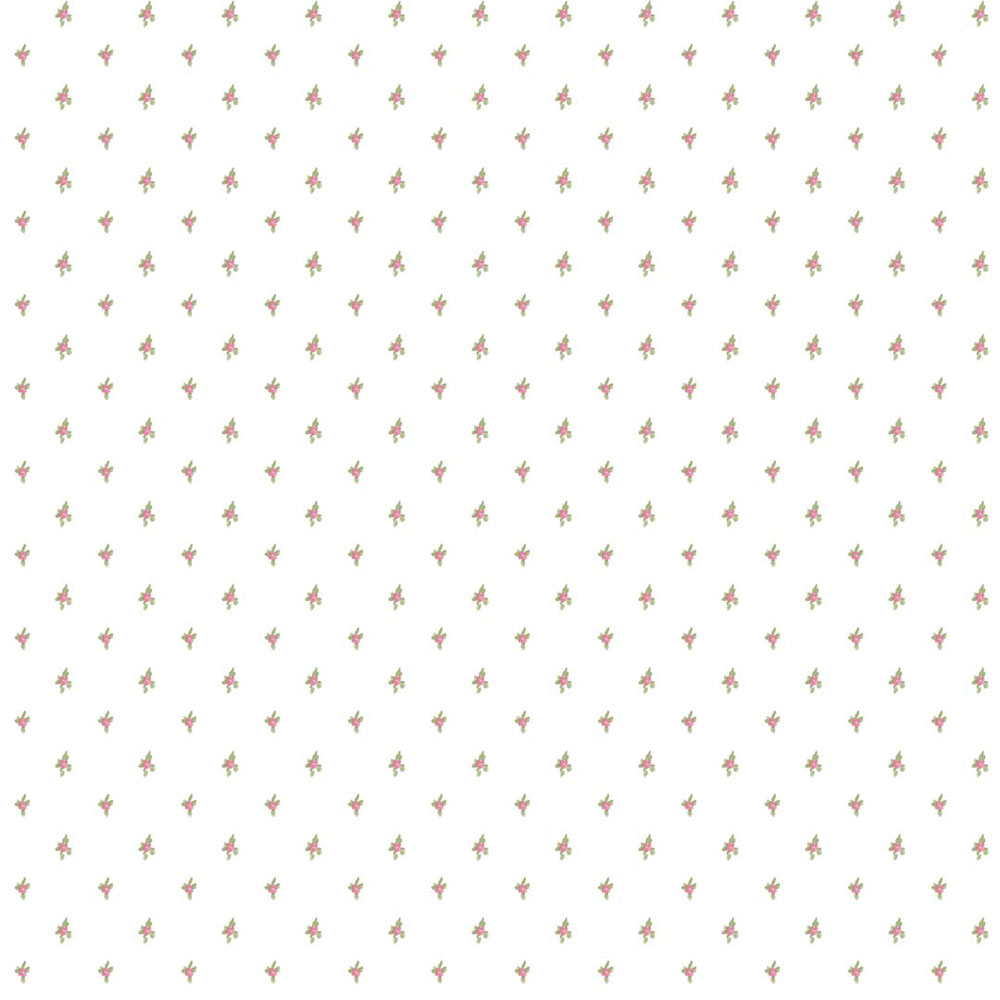 Wallpaper, green-red, flowers, 8368, Blooming Garden 2, Parato by Cristiana Masi