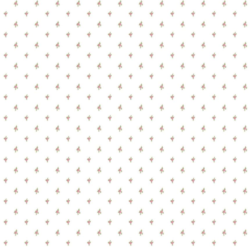 Wallpaper, green-red, flowers, 8368, Blooming Garden 2, Parato by Cristiana Masi