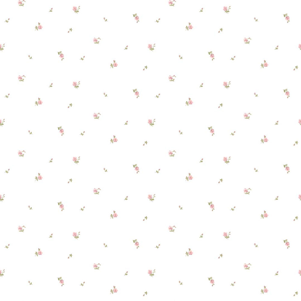 Wallpaper, green-pink, flowers, 8374, Blooming Garden 2, Parato by Cristiana Masi