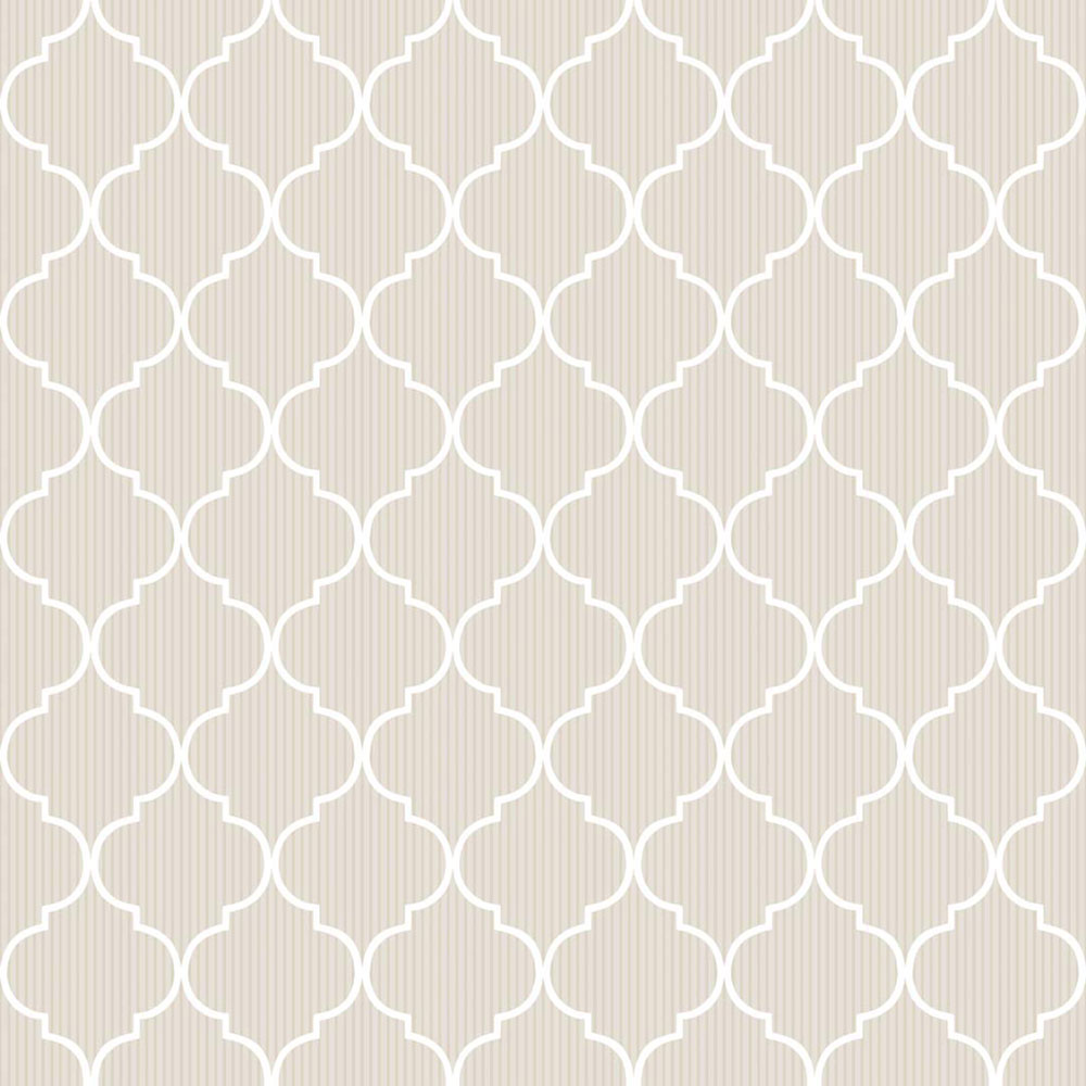 Geometric wallpaper, beige, 8377, Blooming Garden 2, Parato by Cristiana Masi