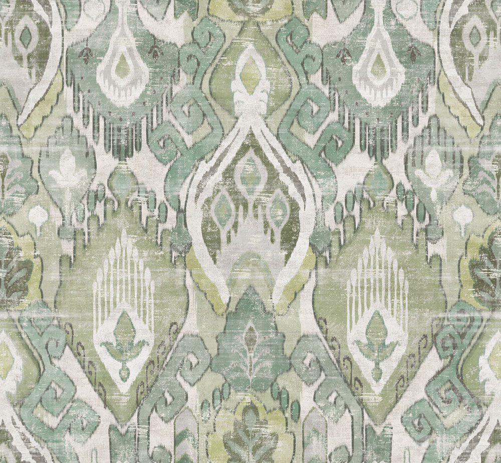 Wallpaper, green, ethnic patterns, 142304, Jaipur, Graham Brown Premium