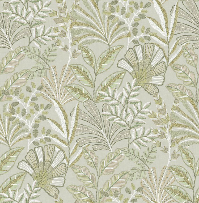 Wallpaper, green, leaves, 142321, Jaipur, Graham Brown Premium
