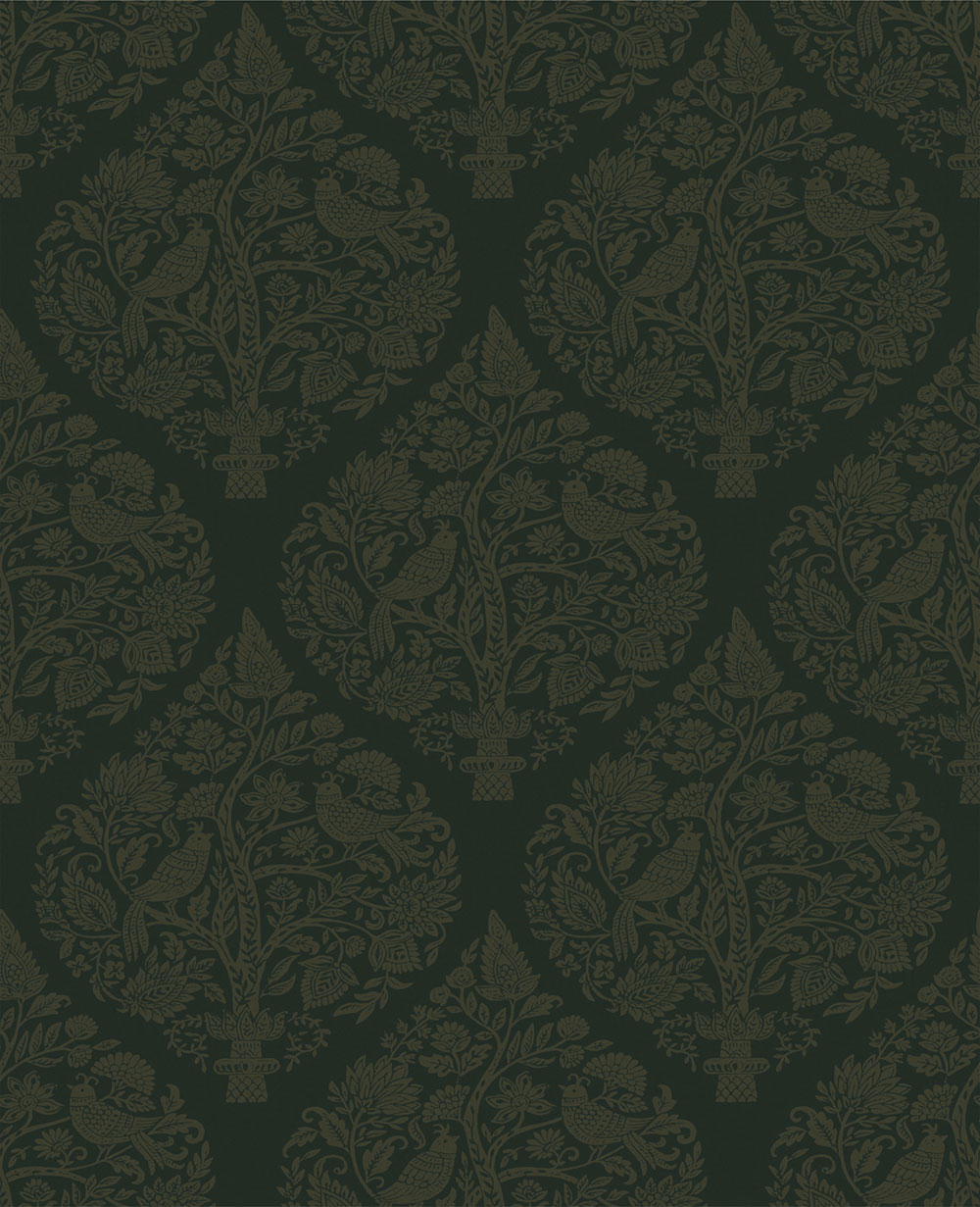 Wallpaper, green-gold, ornaments, 142058, Allurium, Graham Brown Premium