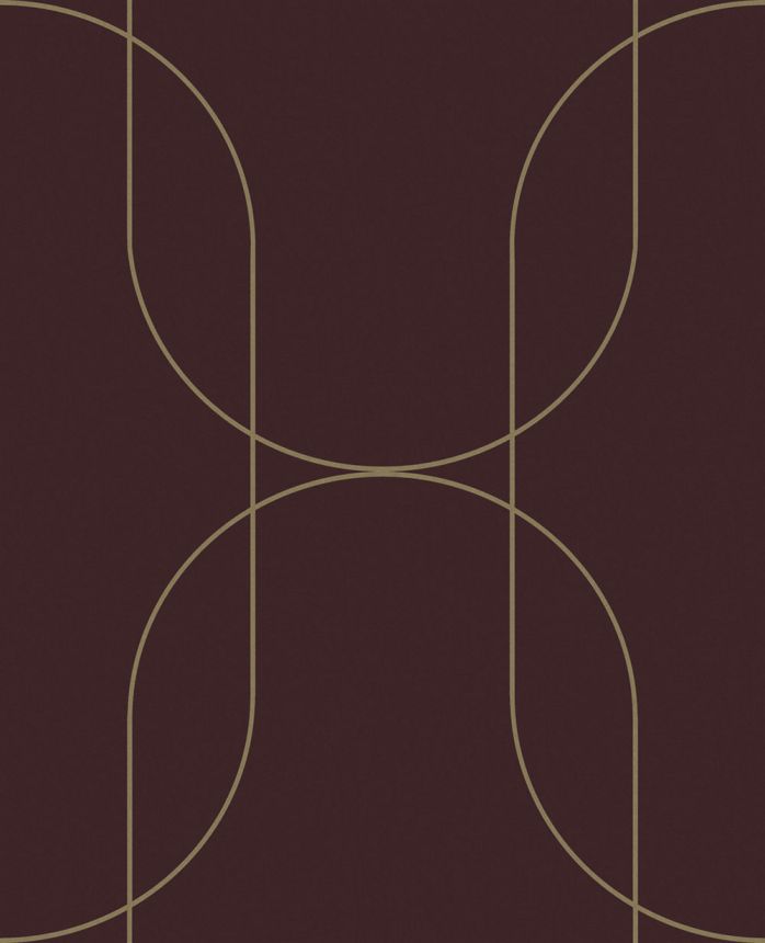 Graphic wallpaper, burgundy, 142061, Allurium, Graham Brown Premium