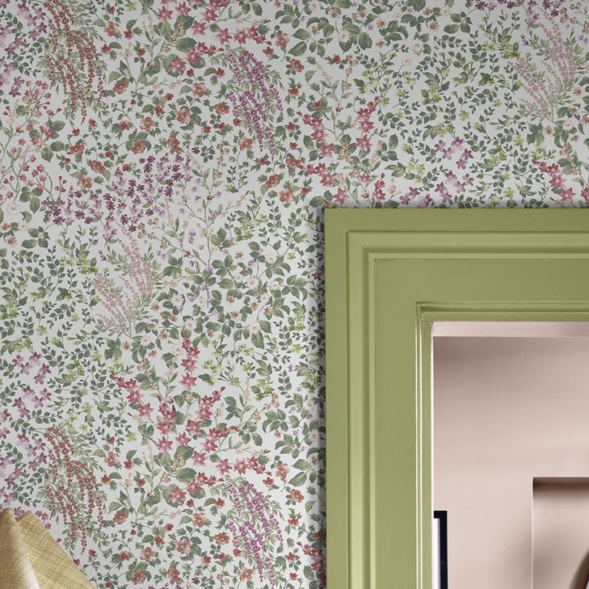 Wallpaper, white, flowers, 142353, Allurium, Graham Brown Premium