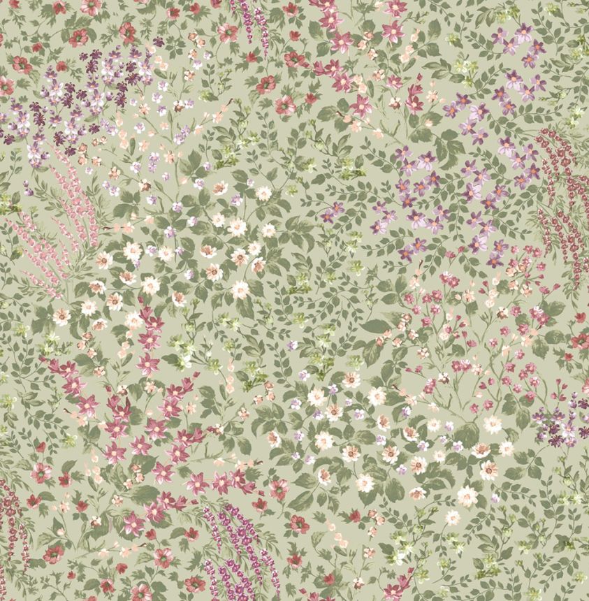 Wallpaper, green, flowers, 142355, Allurium, Graham Brown Premium