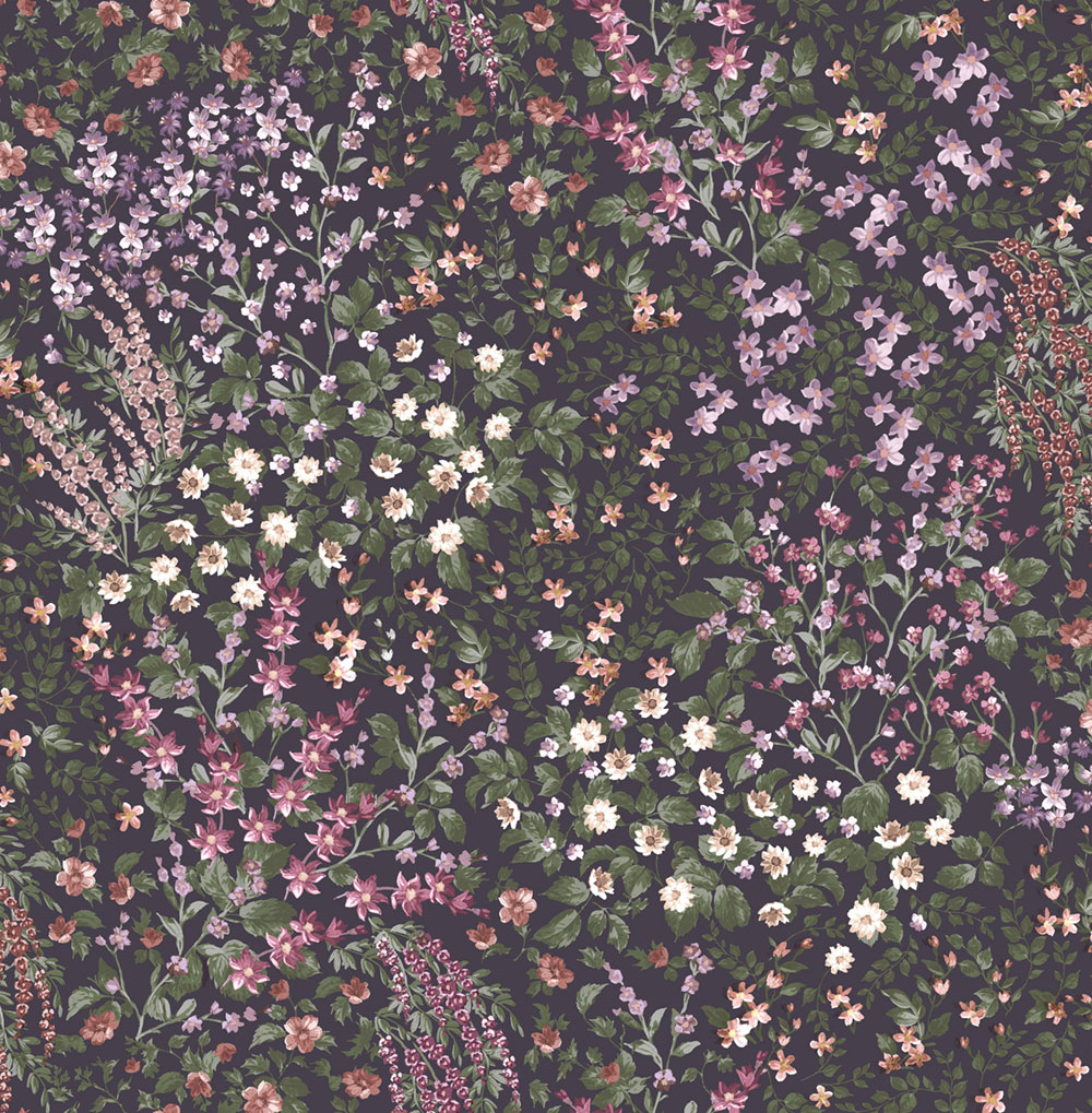 Wallpaper, purple, flowers, 142356, Allurium, Graham Brown Premium