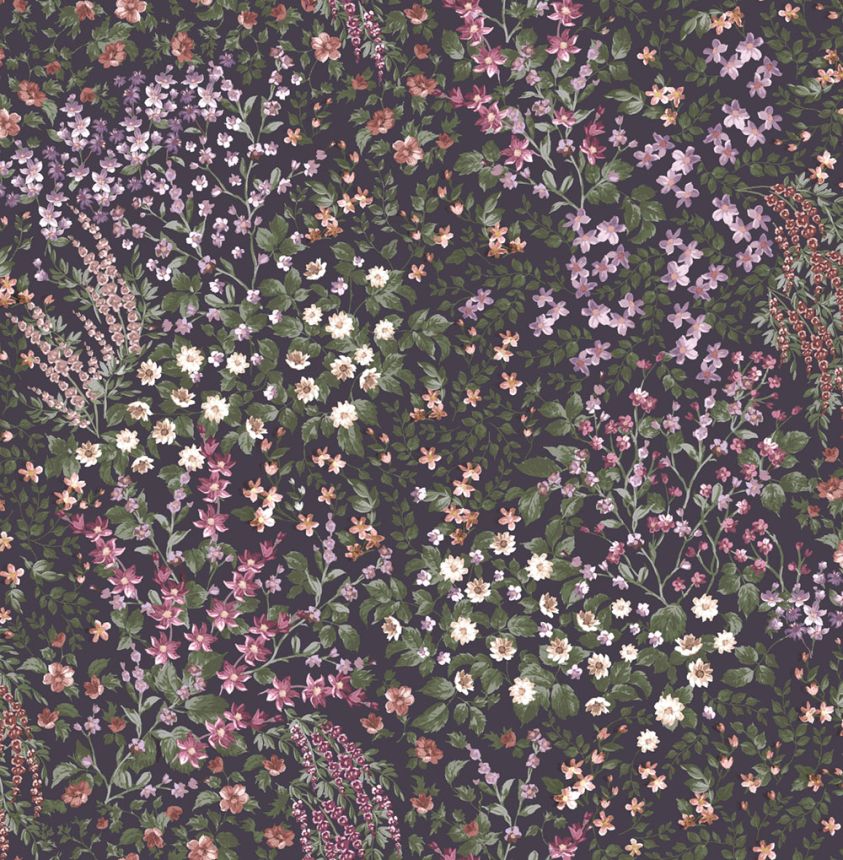 Wallpaper, purple, flowers, 142356, Allurium, Graham Brown Premium
