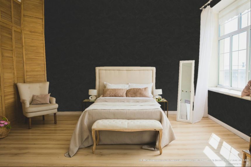 Wallpaper, black, imitation stucco plaster, Z81003, Philipp Plein 2, Zambaiti Parati