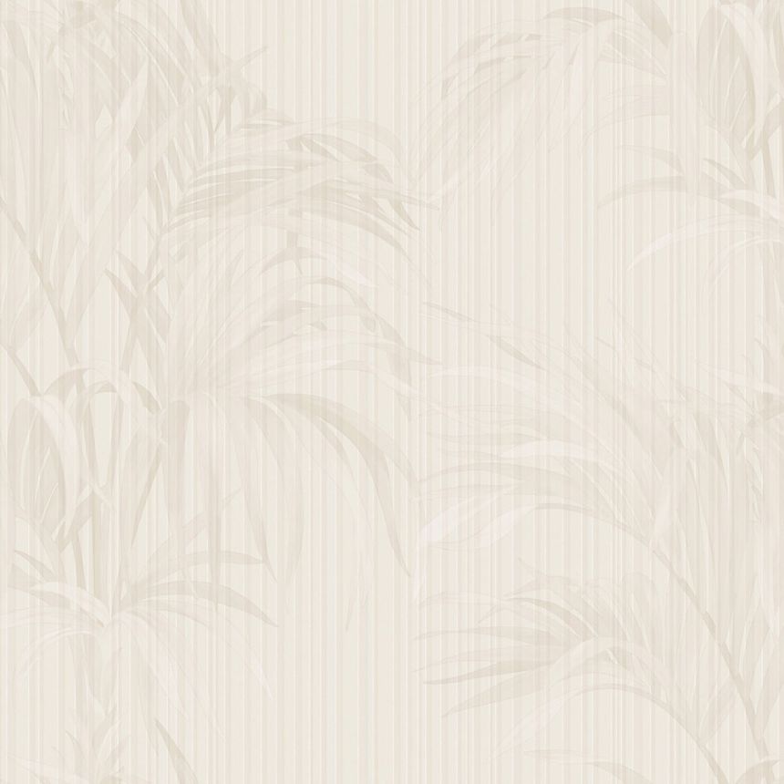 Wallpaper, white, stripes, leaves, Z81018, Philipp Plein 2, Zambaiti Parati