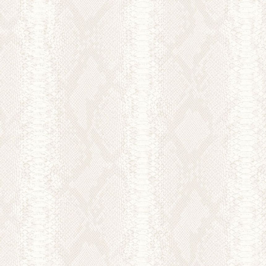 Wallpaper, white, imitation snake skin, Z81033, Philipp Plein 2, Zambaiti Parati