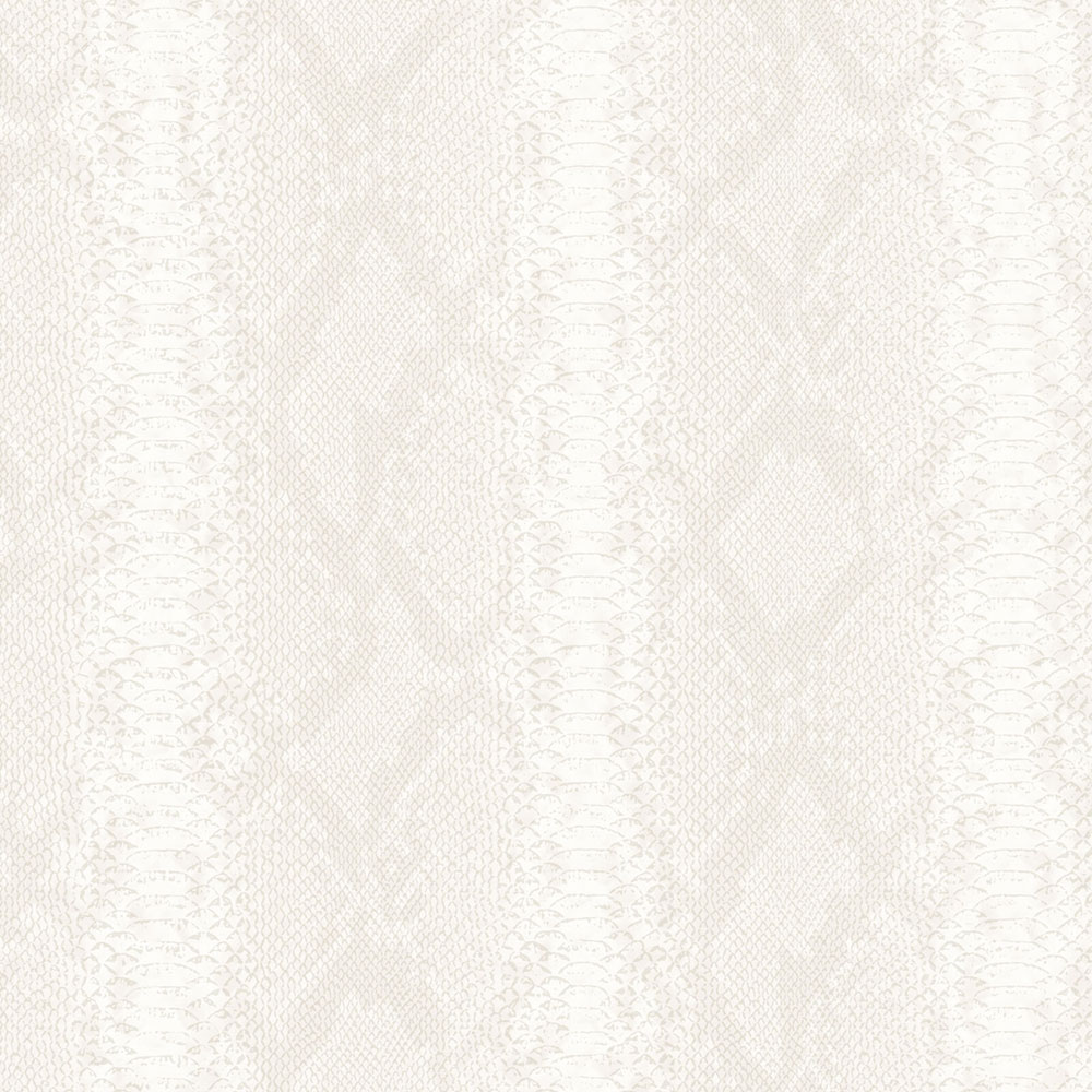 Wallpaper, white, imitation snake skin, Z81033, Philipp Plein 2, Zambaiti Parati