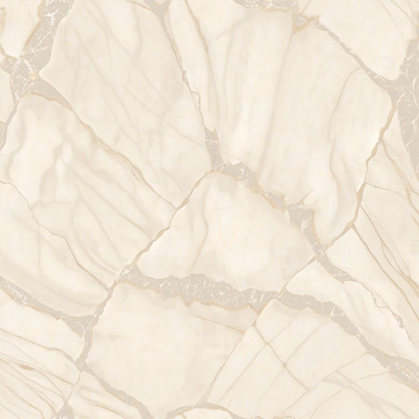 Wallpaper, white, beige, marble imitation, Z81039, Philipp Plein 2, Zambaiti Parati
