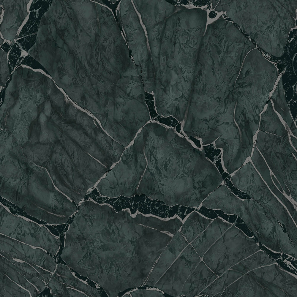 Wallpaper, green, black, marble imitation, Z81041, Philipp Plein 2, Zambaiti Parati