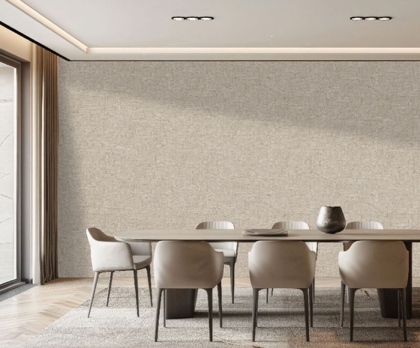 Luxury wallpaper, beige, imitation coarse fabric, Z81050, Philipp Plein 2, Zambaiti Parati