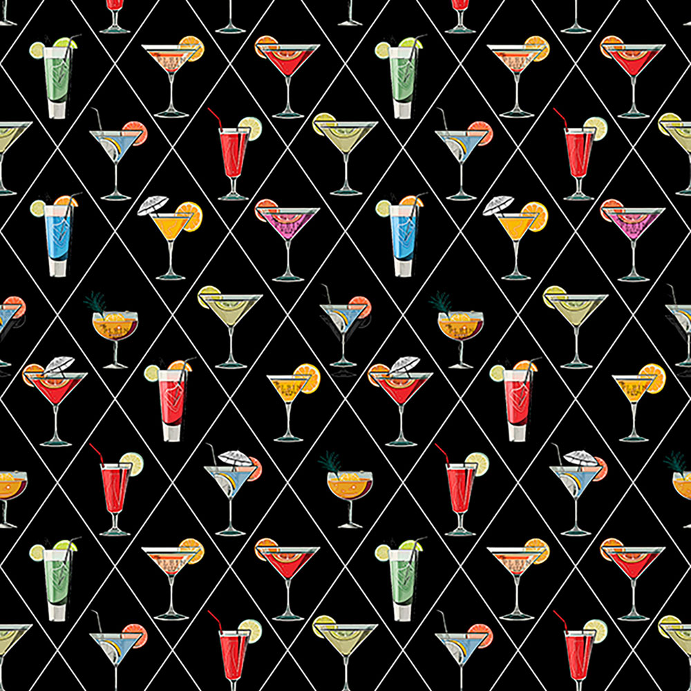 Wall mural, white, blue, drinks, Z81080, Philipp Plein 2, Zambaiti Parati