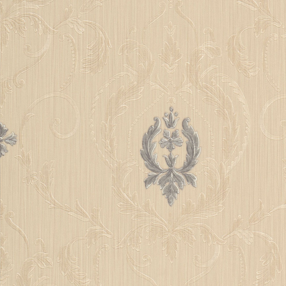 Luxury vinyl wallpaper 47614, Baroque pattern, Ornamenta, Limonta