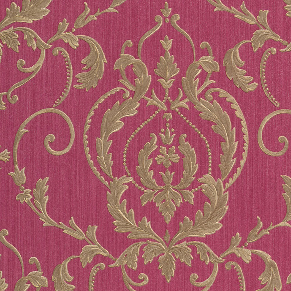 Luxury vinyl wallpaper 47501, Baroque pattern, Ornamenta, Limonta
