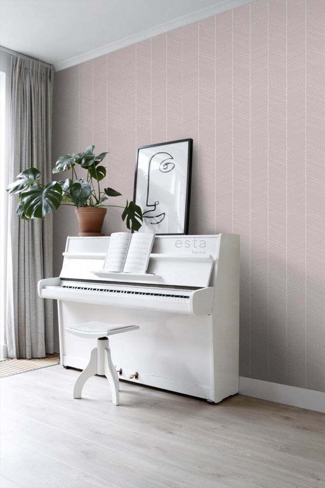 Non-woven wallpaper 139106, Geometric pattern, Scandi cool, Esta