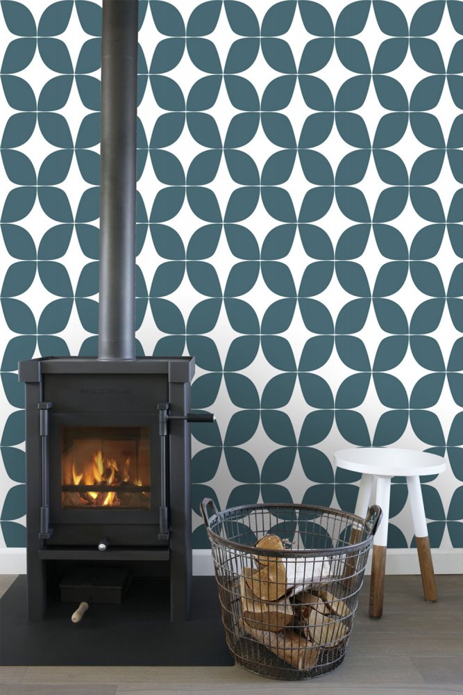 Geometric non-woven wallpaper 139100, Scandi cool, Esta