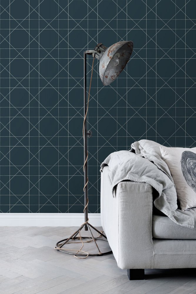 Geometric non-woven wallpaper 139093, Scandi cool, Esta