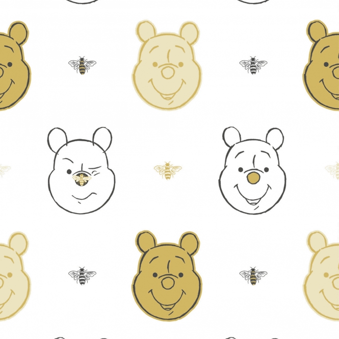 Bee Decorative Paper Children's paper wallpaper Winnie the Pooh, 106604, Bee Winnie The Pooh ...
