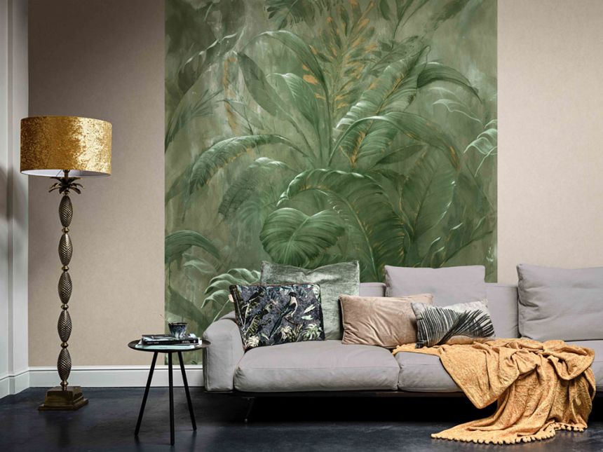 Non-woven mural wallpaper with vinil, Palms, leaves, 300413 DX, 250x280cm, Grand Safari, BN Walls