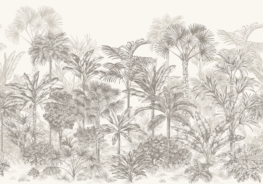 Non-woven mural wallpaper, Palms, 300410, 400x280cm, Grand Safari, BN Walls