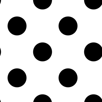 Non-woven wallpaper black polka dots 100104, Dotty Black, Kids@Home 6, Graham & Brown