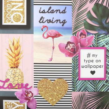 Unconventional collage paper wallpaper 106843, Island Living, Kids@Home 6, Graham & Brown