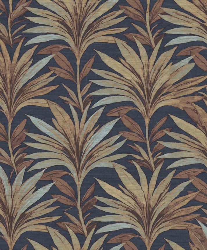 Wallpaper, blue, brown, 5816, Jaipur, Parato by Cristiana Masi
