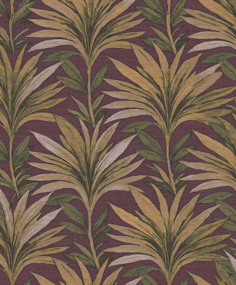 Wallpaper, purple, yellow, 5814, Jaipur, Parato by Cristiana Masi