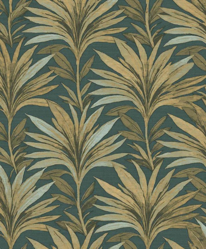 Wallpaper, green, yellow, leaves, 5815, Jaipur, Parato by Cristiana Masi