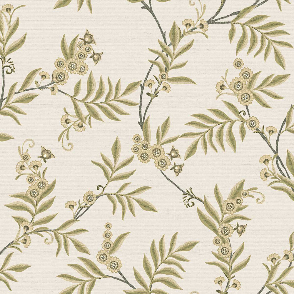 Wallpaper, pink, green, flowering branches, 7702, Agora, Parato by Cristiana Masi