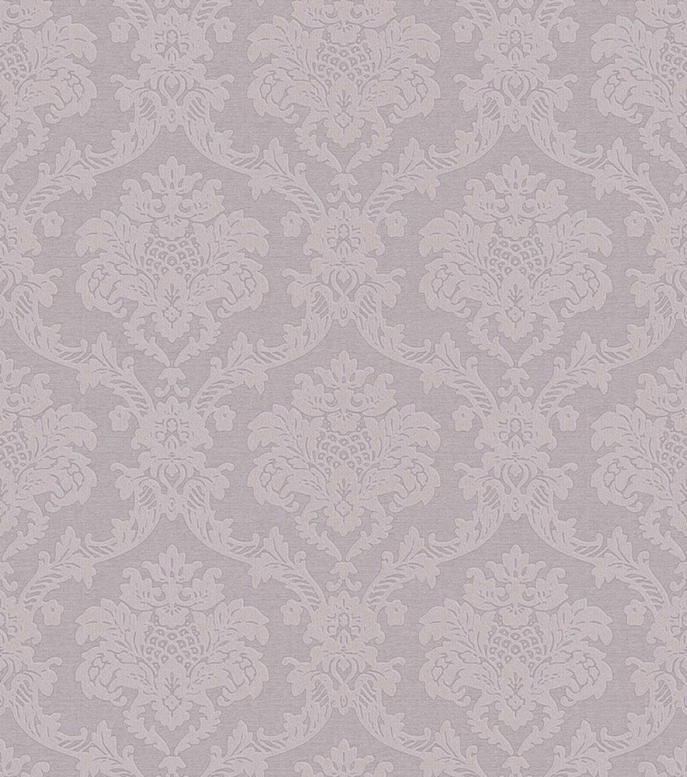 Wallpaper, purple, damask pattern, 7728, Agora, Parato by Cristiana Masi