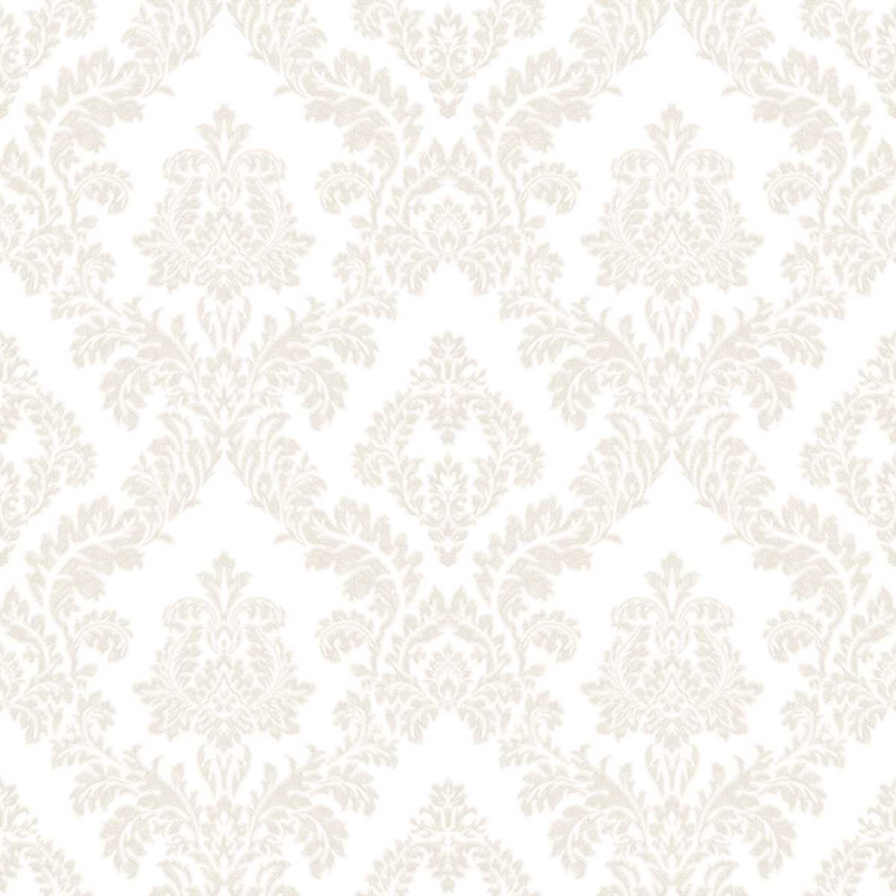 Wallpaper, cream, damask pattern, 7740, Agora, Parato by Cristiana Masi