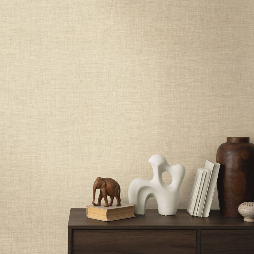 Wallpaper, beige, fabric texture, 74023, Armonia, Emiliana Parati