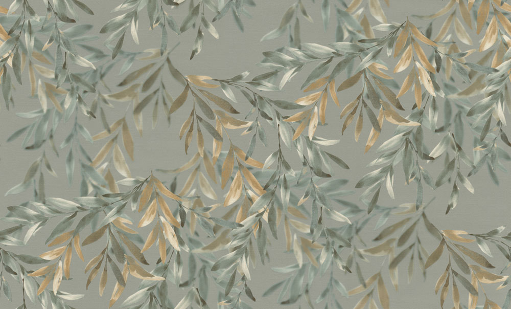 Wallpaper, grey, leaves, 74030, Armonia, Emiliana Parati
