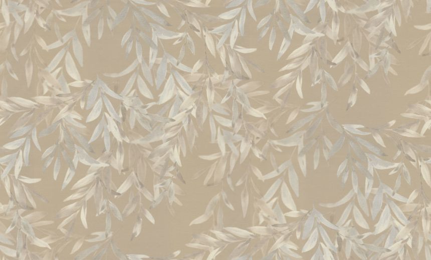 Wallpaper, beige, leaves, 74035, Armonia, Emiliana Parati