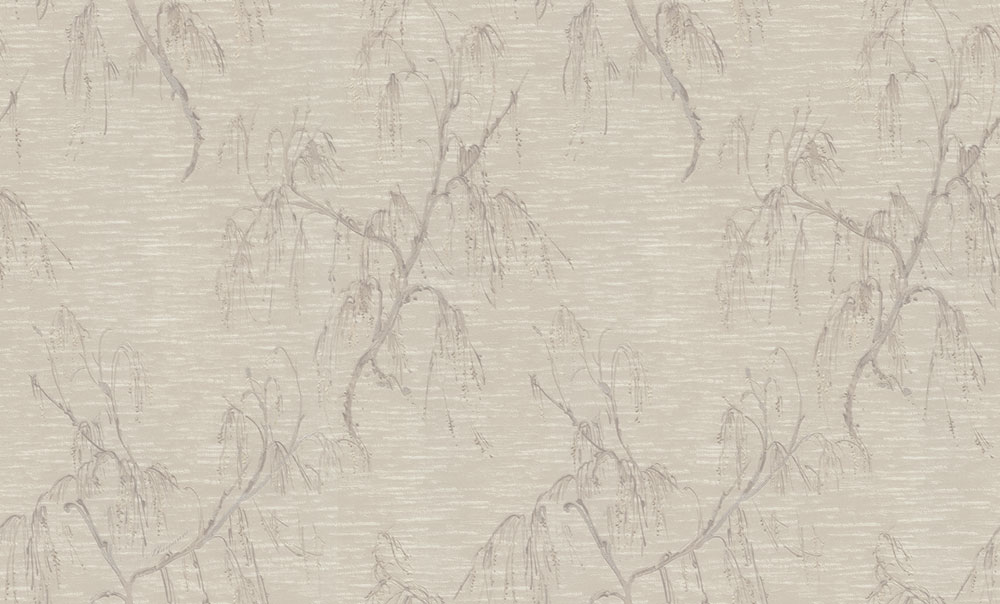 Wallpaper, shades of beige and grey, blooming birch, BM31025, Blumarine, Emiliana Parati