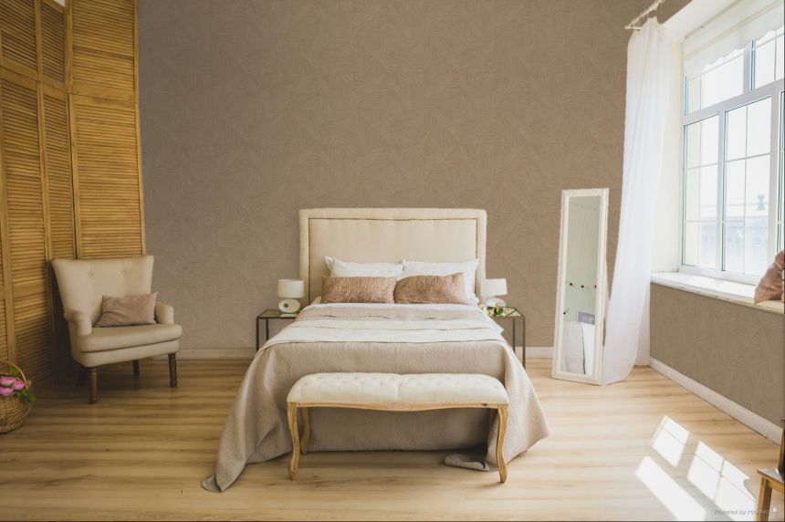 Wallpaper, Parquet Pattern, Mat Texture, Brown, Yellow, IM28013, Imani, Decoprint