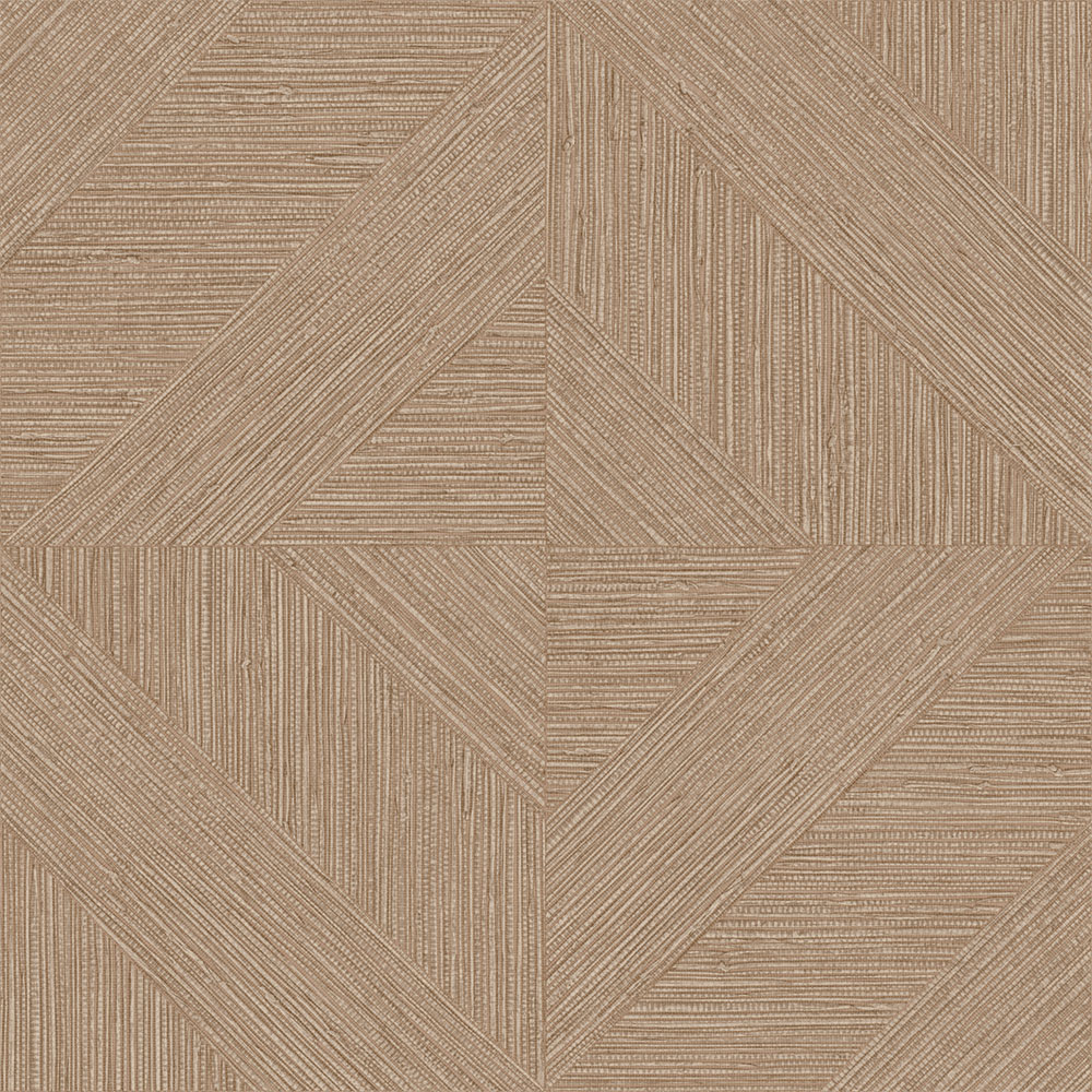 Wallpaper, Parquet Pattern, Mat Texture, Brown, Beige, IM28015, Imani, Decoprint