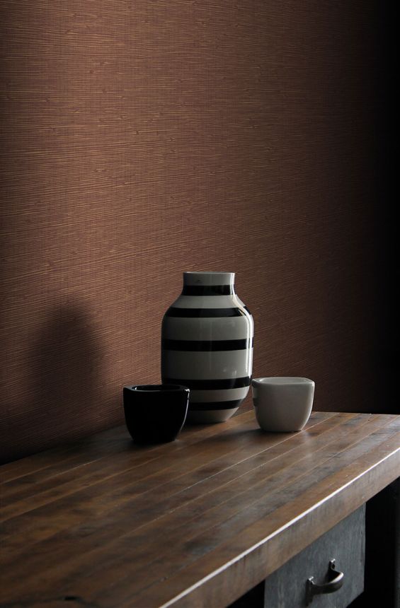 Luxury Wallpaper, Imitation Mat Texture, Bronze, Brown, IM28050, Imani, Decoprint