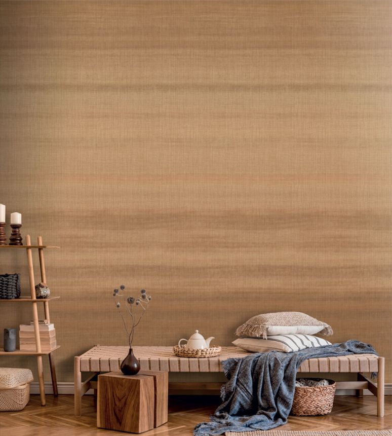 Mural Wallpaper, Fabric Effect, Brown, IMD28112, Imani, Decoprint