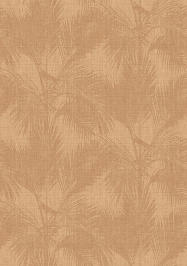 Mural Wallpaper, Palm Leaves, Red, Brown, IMD28120, Imani, Decoprint