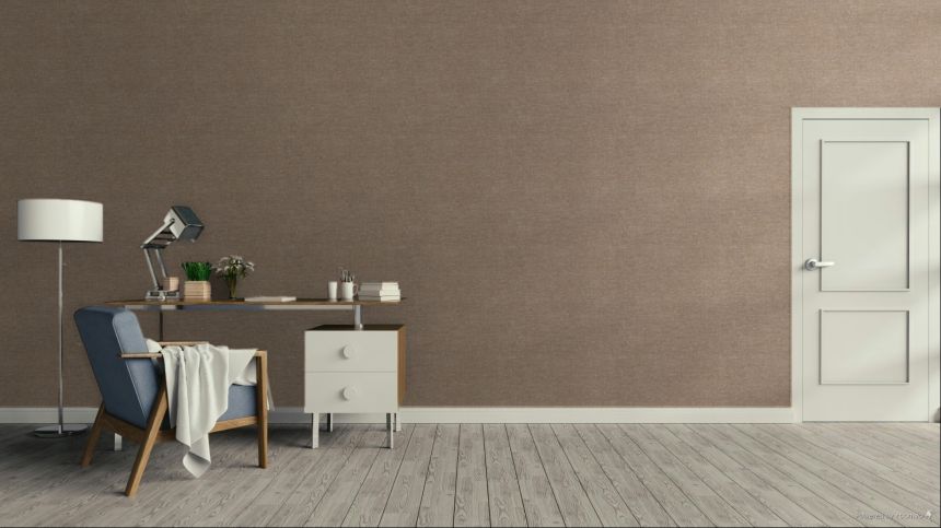 Wallpaper, Brown, Fabric Effect, TN29008, Terra Nova, Decoprint