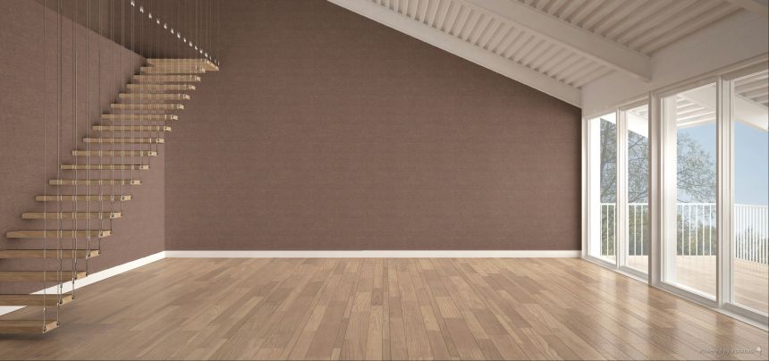 Wallpaper, Red, Brown, Fabric Effect, TN29009, Terra Nova, Decoprint