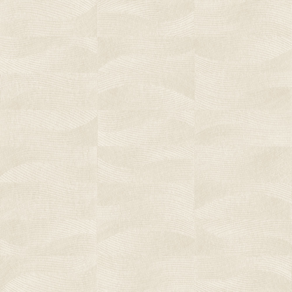 Wallpaper, Beige, Embroidery Effect, Waves, TN29020, Terra Nova, Decoprint