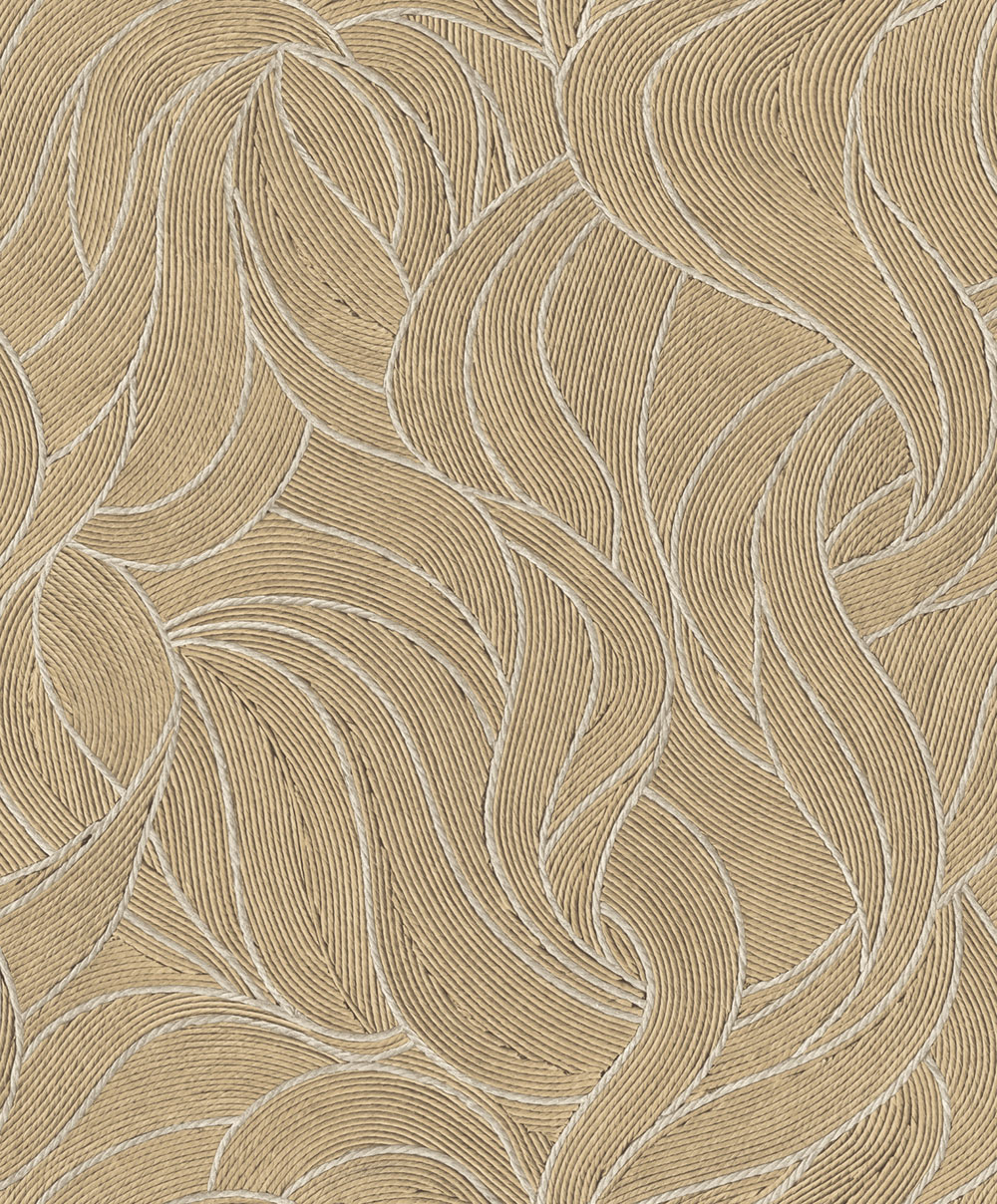 Wallpaper, Light Brown, Waves, TN29071, Terra Nova, Decoprint